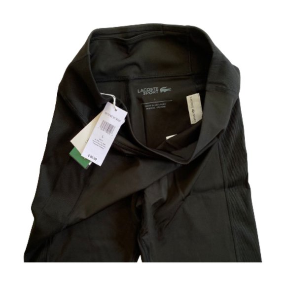 NWT Lacoste Women's SPORT Bike Shorts Color Black Size S, M, L - Picture 6 of 10